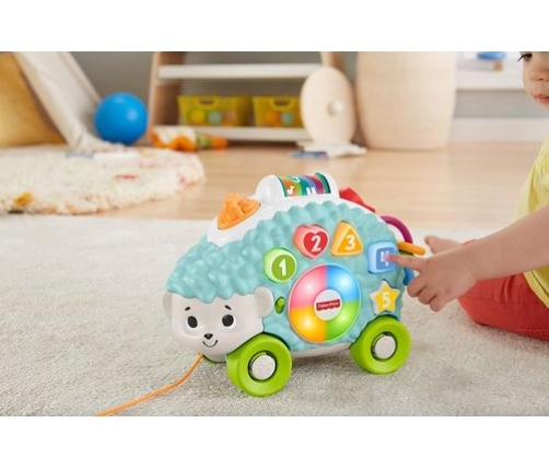 Fisher Price Happy Shapes Hedgehog HHJ44 Interaktīva rotaļlieta Ezītis (latv. val.)