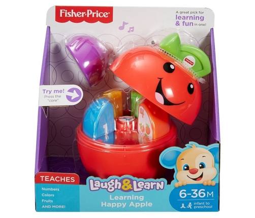 Fisher Price Laugh & Learn Learning Happy Apple - LAT FDJ23 Музыкальное яблоко (лат. яз.)