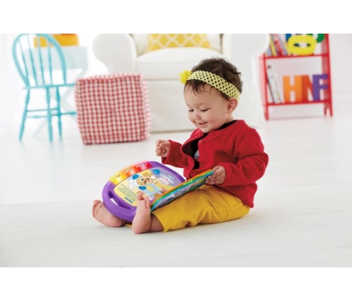 Fisher Price Laugh & Learn Storybook Rhymes Музыкальная книжка (русс. яз.)