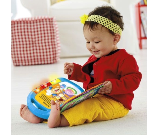 Fisher Price Laugh & Learn Storybook Rhymes DKK20 Музыкальная книжка (лат. яз.)