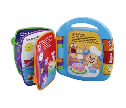 Fisher Price Laugh & Learn Storybook Rhymes DKK20 Музыкальная книжка (лат. яз.)