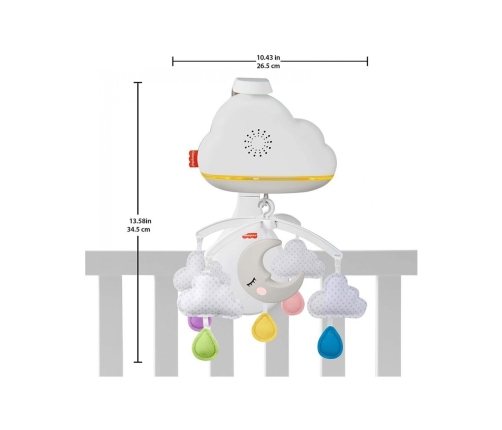 Fisher Price Muzikālais karuselis gultiņai Calming Clouds GRP99