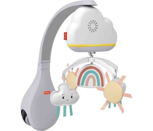 Fisher Price Музыкальная карусель на кроватку Rainbow Bassinet HBP40