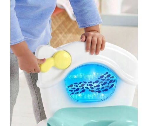 Fisher Price Sea Me Flush Potty Детский горшок со звуком и светом 46265