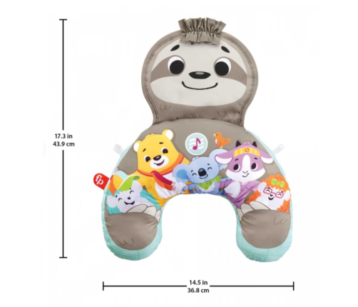 Fisher Price SLOTH VIBE & CRINKLE WEDGE GRR01 Подкова Ленивец