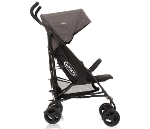 Graco Travelite Black Grey Sporta Ratiņi