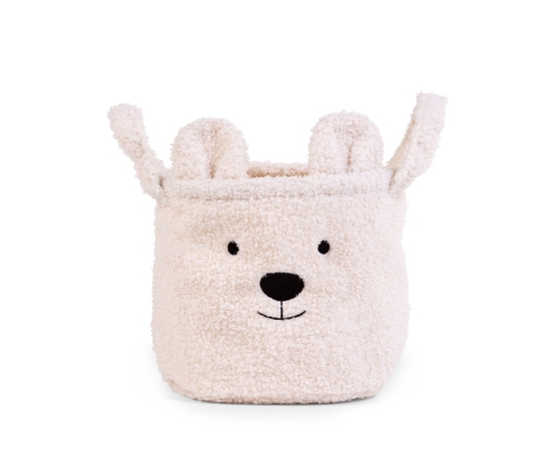 Корзина для хранения 25x20x20 Childhome Teddy Off white