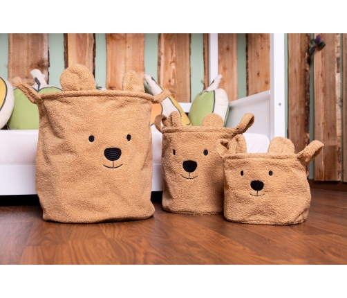 Корзина для хранения 3 шт. Childhome Teddy Beige