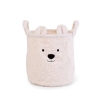 Grozs mantu uzglabāšanai 30x30x30 Childhome Teddy Off white