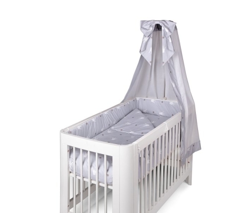 Постельное белье для колыбели пододеяльник+наволочка TROLL Royal Grey Bedding set for crib 2