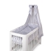 Zīdaiņu gultas veļa virspalags+spilvendrāna TROLL Royal Grey Bedding set for crib 2