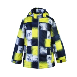 Huppa Terrel Yellow squares Демисезонная куртка для детей