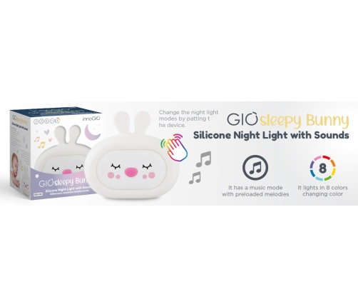 InnoGIO GIOsleepy Bunny GIO-134 Nakts lampa