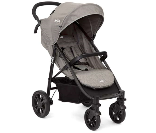 Joie Litetrax E-Light Grey Flannel Sporta Ratiņi