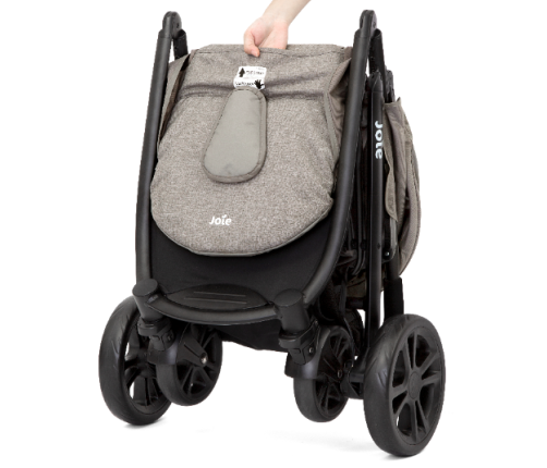 Joie Litetrax E-Light Grey Flannel Sporta Ratiņi