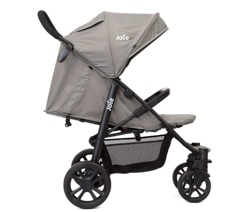 Joie Litetrax E-Light Grey Flannel Sporta Ratiņi