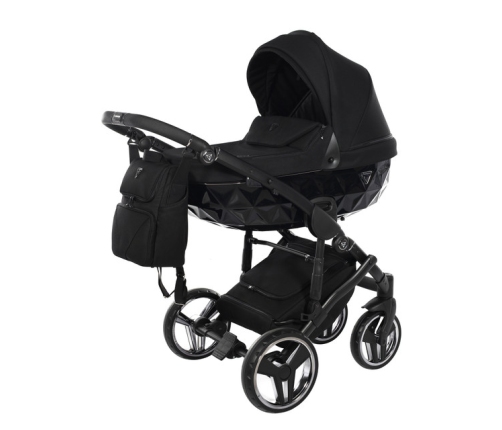 Junama Basic 01 Black Bērnu Ratiņi 2in1