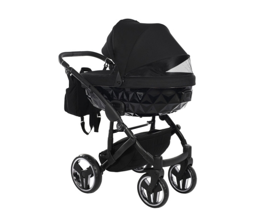 Junama Basic 01 Black Bērnu Ratiņi 3in1