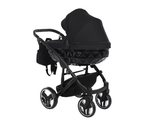 Junama Basic 01 Black Bērnu Ratiņi 3in1