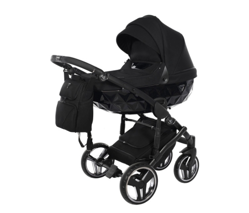 Junama Basic 01 Black Bērnu Ratiņi 3in1