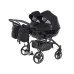 Junama Basic Duo 01 Black Коляска для двойняшек 2in1