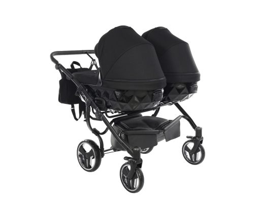 Junama Basic Duo 01 Black Коляска для двойняшек 2in1