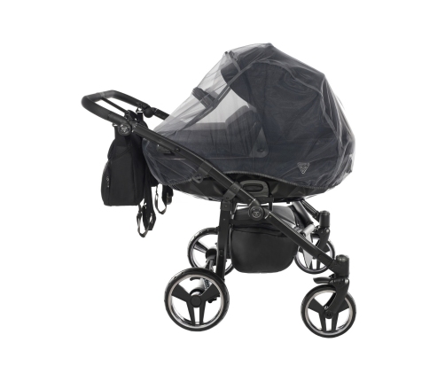 Junama Basic Duo 01 Black Коляска для двойняшек 2in1