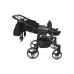 Junama Basic Duo 01 Black Коляска для двойняшек 2in1