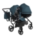 Junama Basic Duo 02 Teal Коляска для двойняшек 2in1