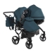 Junama Basic Duo 02 Teal Коляска для двойняшек 2in1