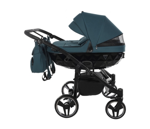 Junama Basic Duo 02 Teal Dvīņu Ratiņi 2in1