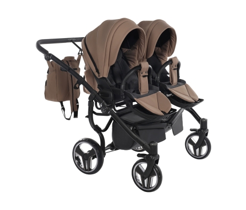 Junama Basic Duo 04 Sand Dvīņu Ratiņi 3in1