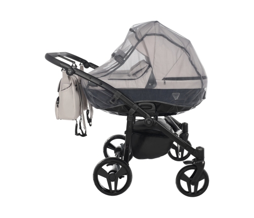 Junama Basic Duo 05 Clay Grey Dvīņu Ratiņi 3in1