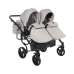 Junama Basic Duo 05 Clay Grey Dvīņu Ratiņi 3in1