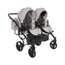 Junama Basic Duo 05 Clay Grey Dvīņu Ratiņi 3in1