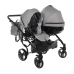 Junama Basic Duo 06 Grey Mist Коляска для двойняшек 2in1