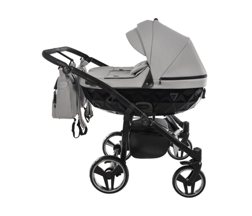 Junama Basic Duo 06 Grey Mist Dvīņu Ratiņi 2in1