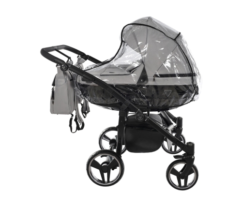 Junama Basic Duo 06 Grey Mist Коляска для двойняшек 2in1