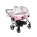 Junama Candy Duo 01 Pink Коляска для двойняшек 2in1