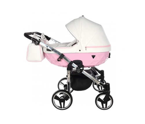 Junama Candy Duo 01 Pink Dvīņu Ratiņi 2in1