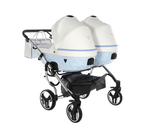 Junama Candy Duo 02 Blue Dvīņu Ratiņi 3in1