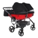 Junama Diamond S-Line Duo 01 Red Dvīņu Ratiņi 2in1