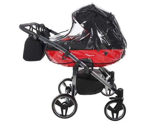 Junama Diamond S-Line Duo 01 Red Dvīņu Ratiņi 2in1