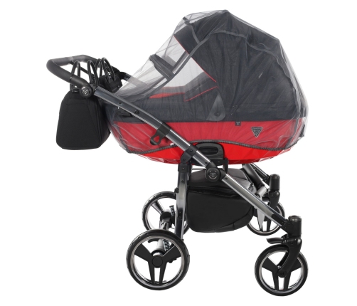 Junama Diamond S-Line Duo 01 Red Dvīņu Ratiņi 2in1