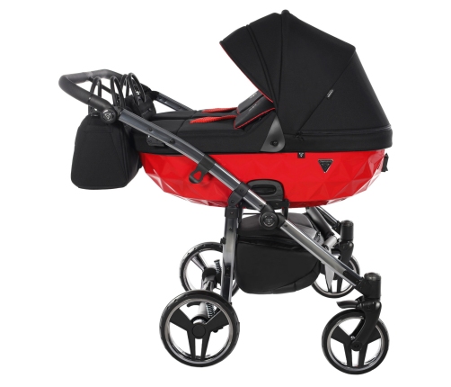 Junama Diamond S-Line Duo 01 Red Dvīņu Ratiņi 2in1