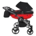 Junama Diamond S-Line Duo 01 Red Dvīņu Ratiņi 2in1