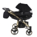 Junama Diamond S-Line Duo 02 Black Gold Коляска для двойняшек 2in1