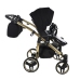 Junama Diamond S-Line Duo 02 Black Gold Dvīņu Ratiņi 2in1