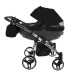 Junama Diamond S-Line Duo 03 Black Grey Dvīņu Ratiņi 2in1