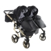 Junama Fluo Line Duo 04 Black Gold Коляска для двойняшек 2in1